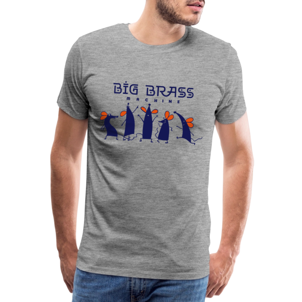"Rats " - Männer Premium T-Shirt - Grau meliert