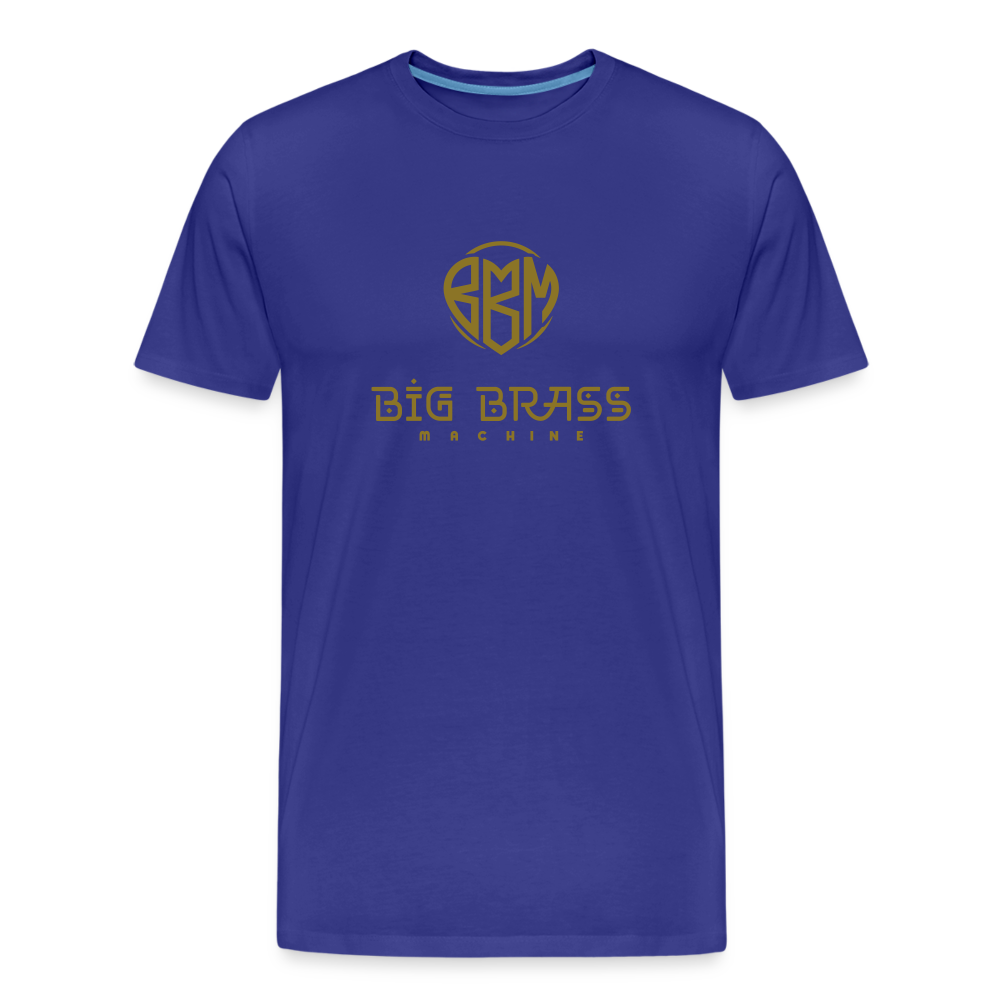 Gold-Logo Männer Premium Bio T-Shirt - Königsblau