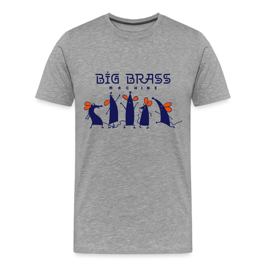 "Rats " - Männer Premium T-Shirt - Grau meliert