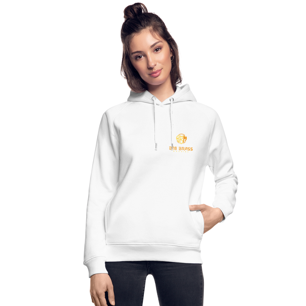 Logo Unisex Bio-Hoodie von Stanley & Stella - weiß