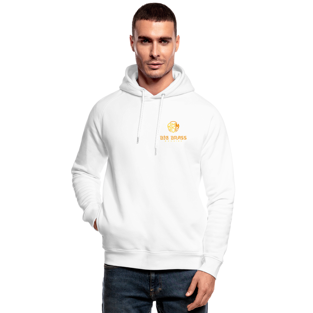 Logo Unisex Bio-Hoodie von Stanley & Stella - weiß